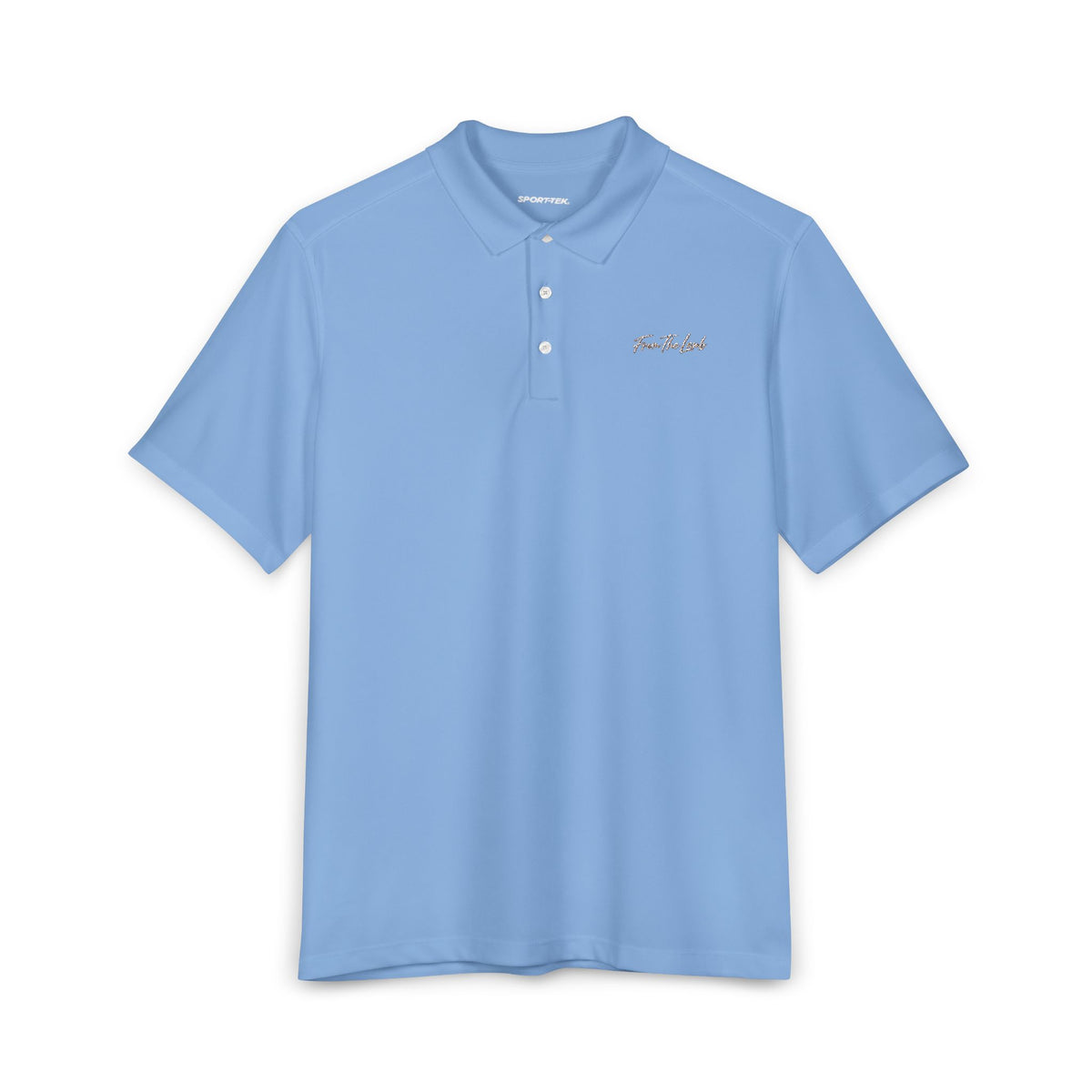 From The Lamb Men's Performance Golf Polo – Embroidered Logo