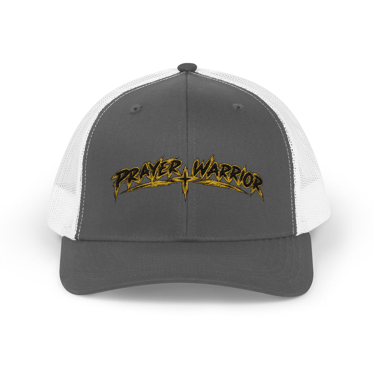 Prayer Warrior Trucker Cap — Embroidered Faith Snapback Hat