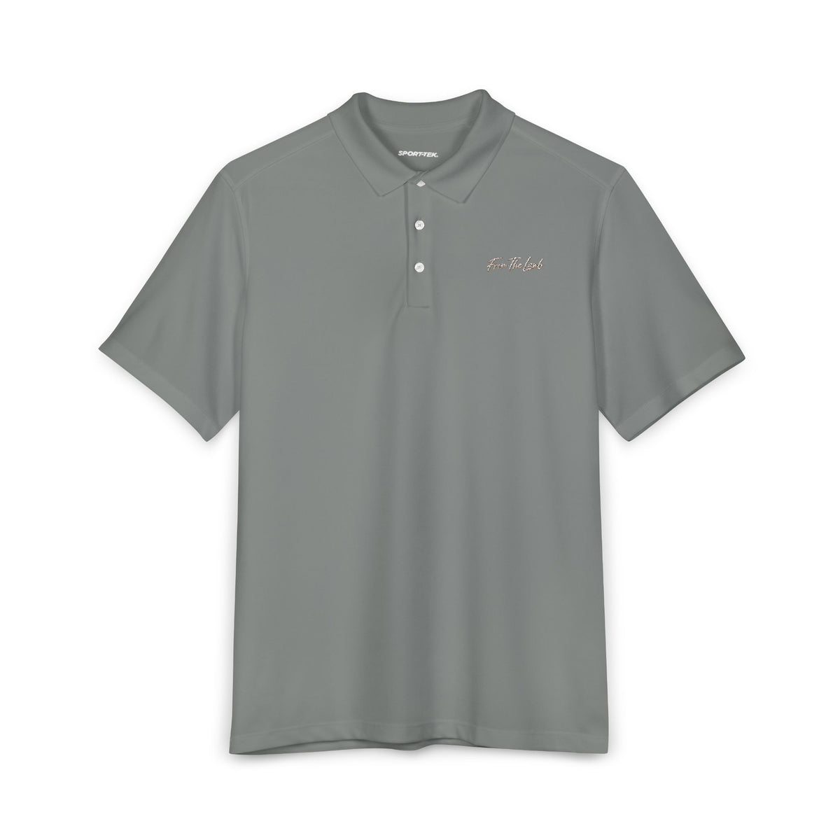 From The Lamb Men's Performance Golf Polo – Embroidered Logo