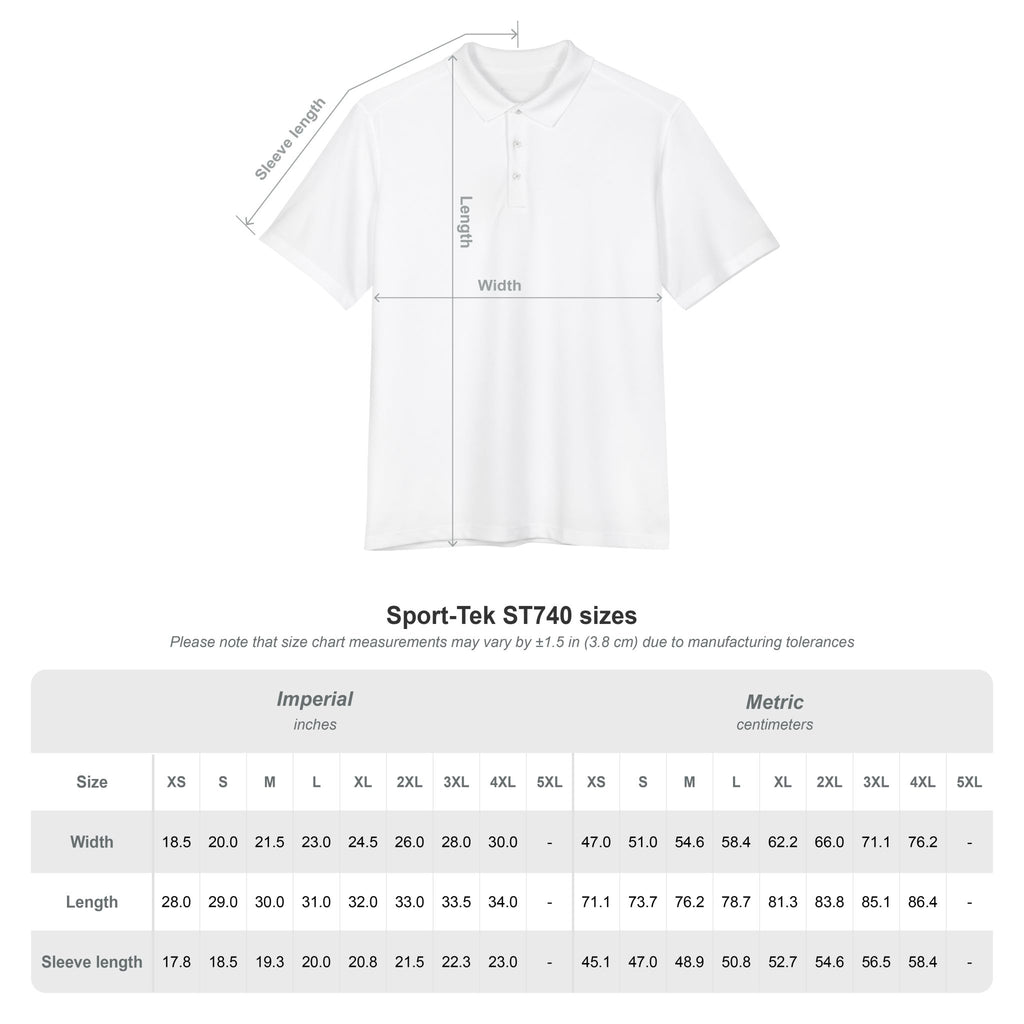 From The Lamb Men's Performance Golf Polo – Embroidered Logo