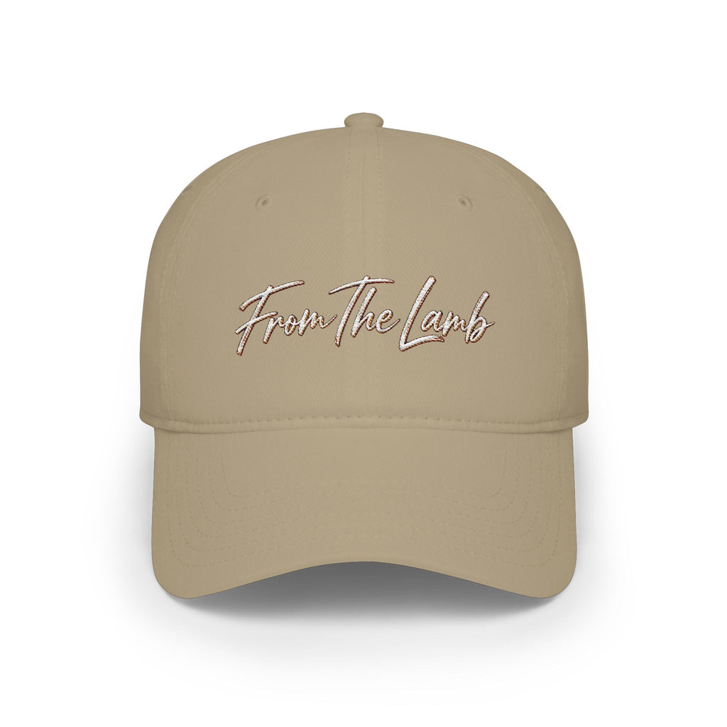 From The Lamb Red Baseball Cap