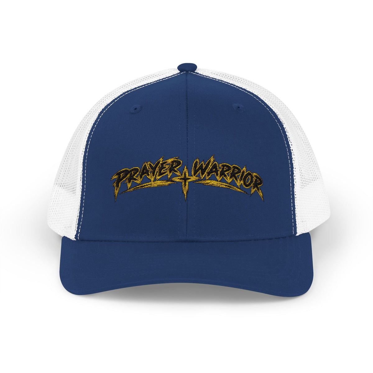 Prayer Warrior Trucker Cap — Embroidered Faith Snapback Hat