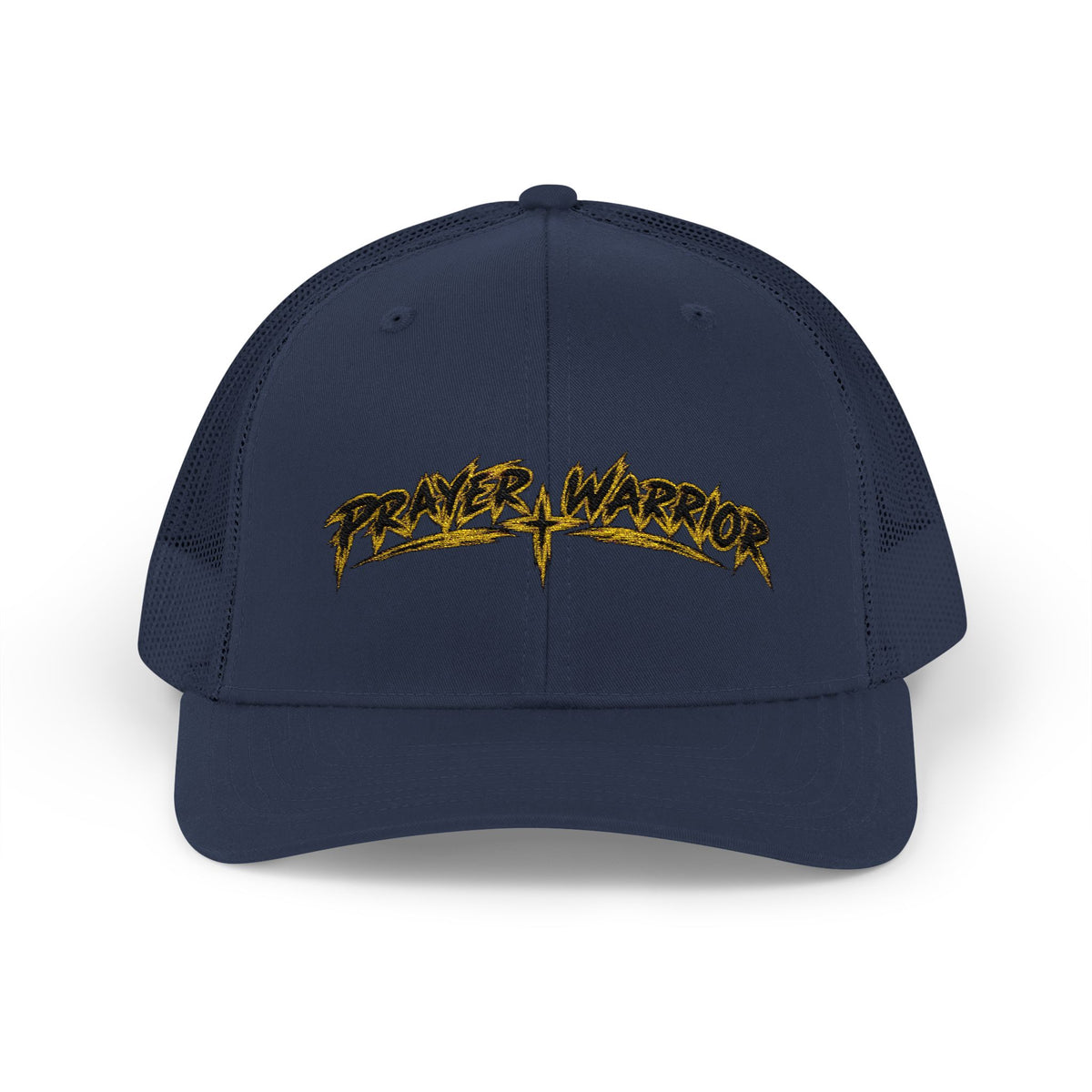 Prayer Warrior Trucker Cap — Embroidered Faith Snapback Hat