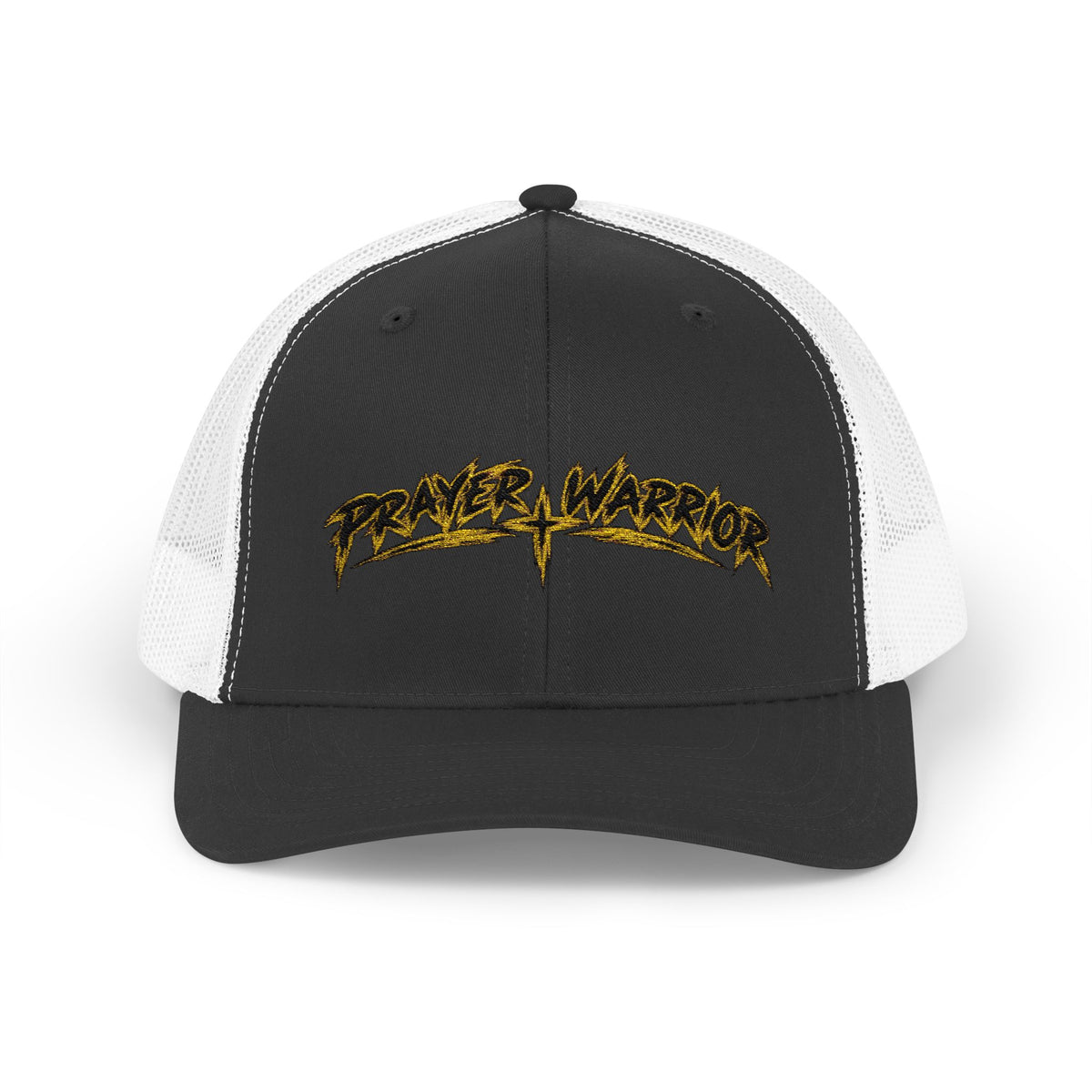 Prayer Warrior Trucker Cap — Embroidered Faith Snapback Hat