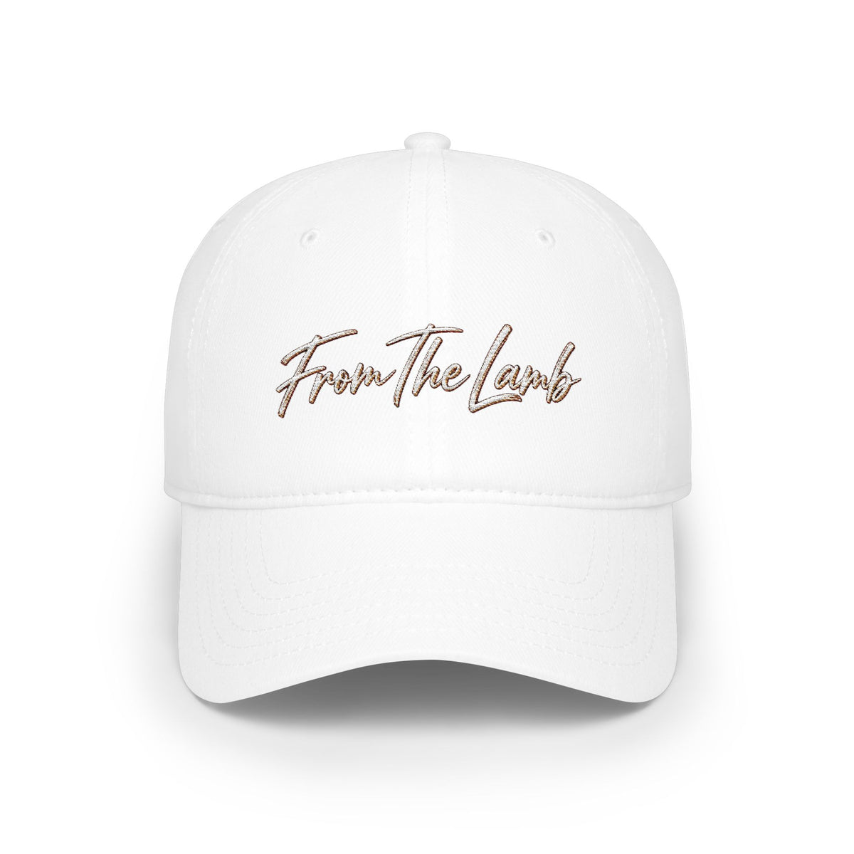 From The Lamb Red Baseball Cap