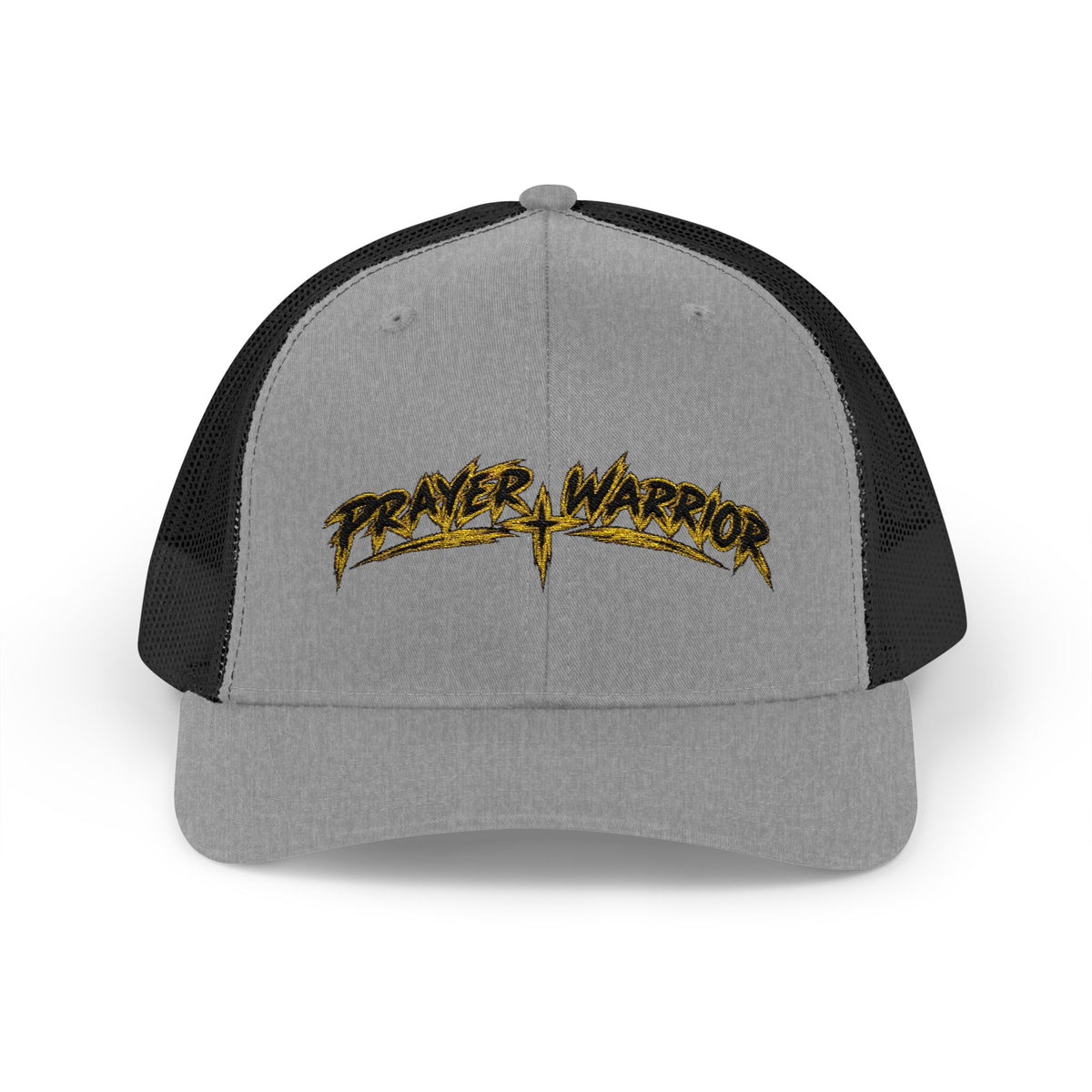 Prayer Warrior Trucker Cap — Embroidered Faith Snapback Hat