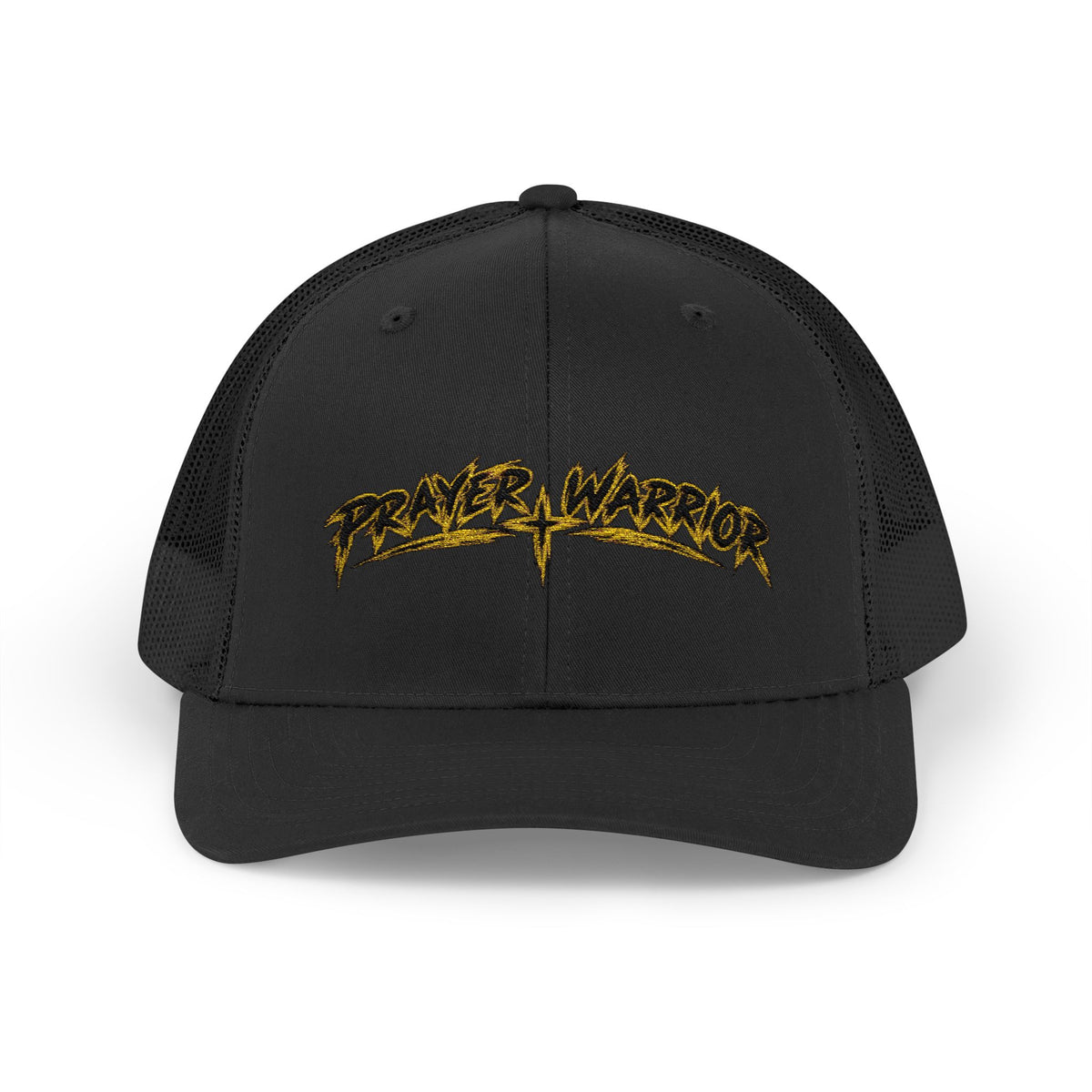 Prayer Warrior Trucker Cap — Embroidered Faith Snapback Hat